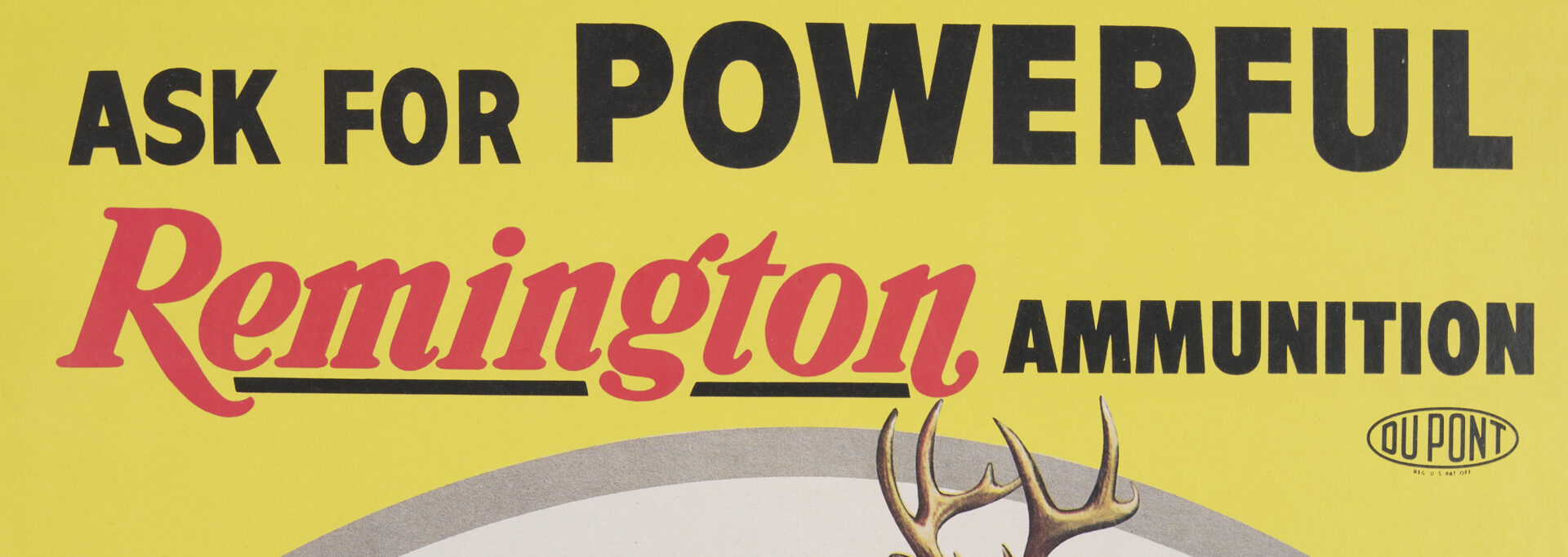 Lot 736: 2 Advertising Signs: Remington Ammo and Kerns Bakery