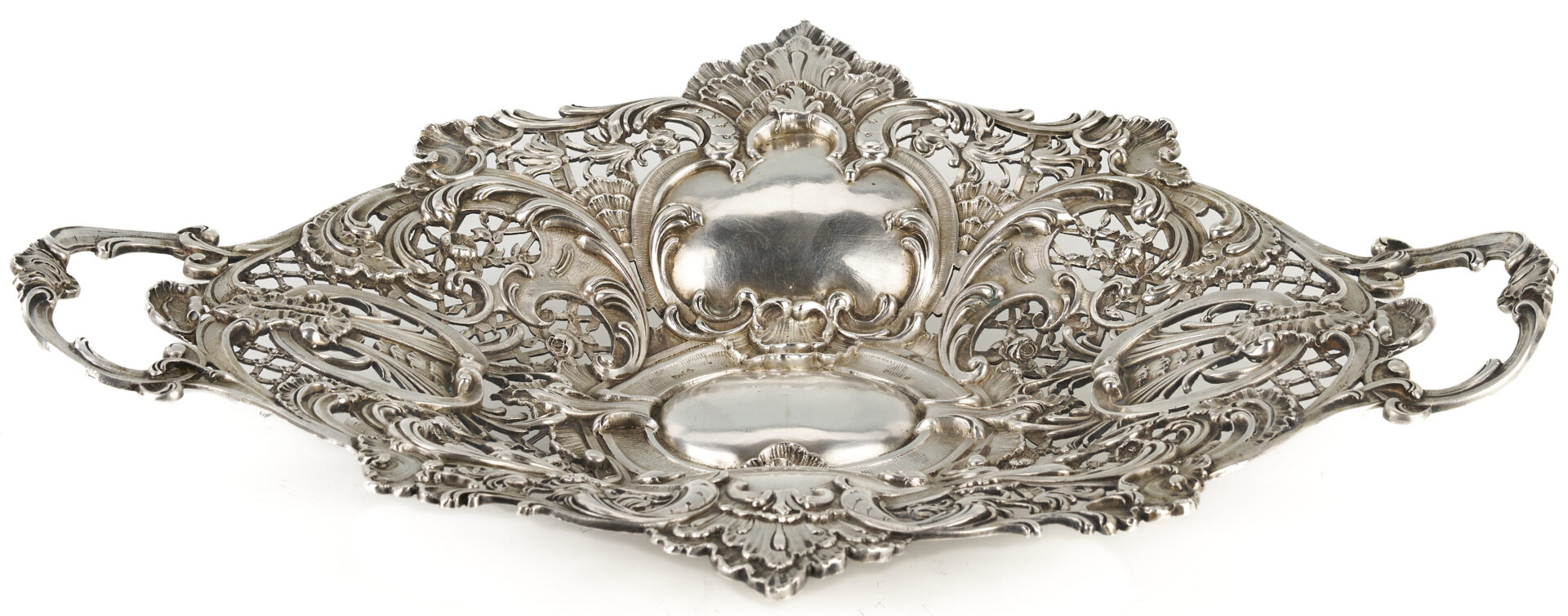 Lot 73: Continental .800 Silver Basket, Posen