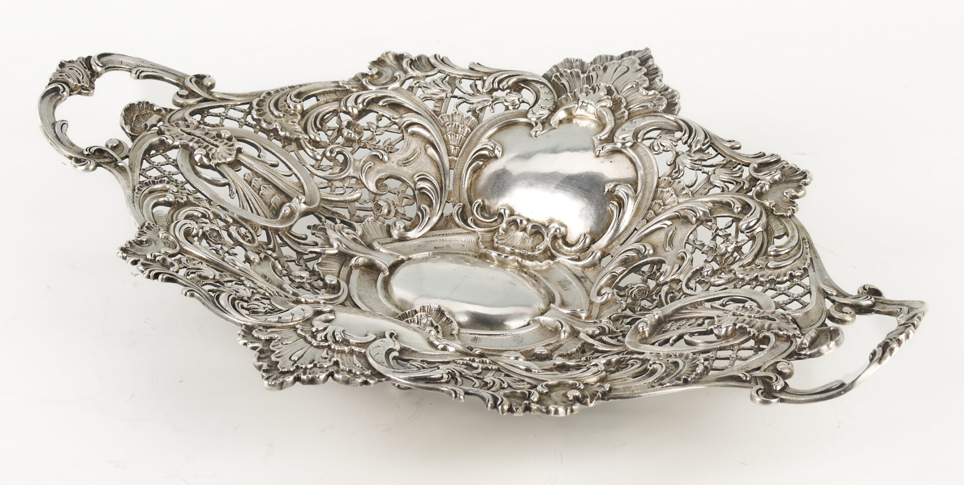 Lot 73: Continental .800 Silver Basket, Posen