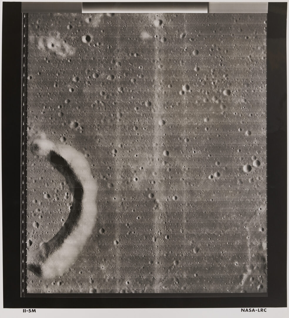 Lot 740: Four NASA Moon Survey Photos; 1966, Sea of Tranquility