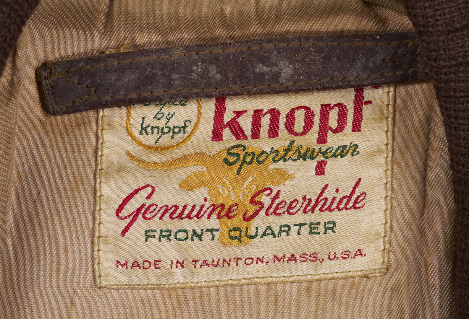 Lot 744: Al Keller Indy 500 Champion 100 Mile an Hour Club Leather Jacket plus Certificate, 1958