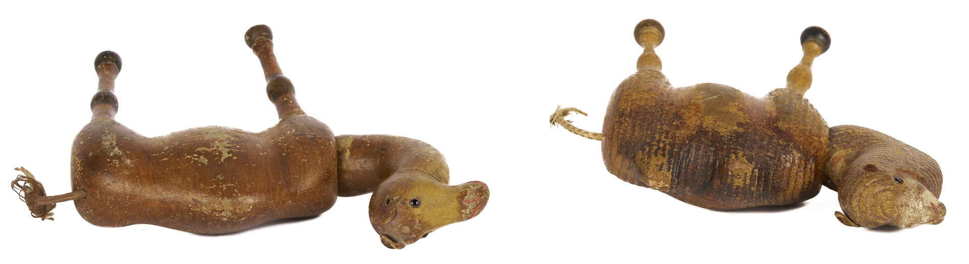 Lot 749: Group of Schoenhut Glass Eyed Animal Figures, 8 pcs.