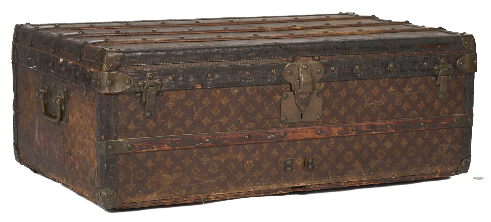 Lot 754: Louis Vuitton Cabin Trunk, early 20th C.