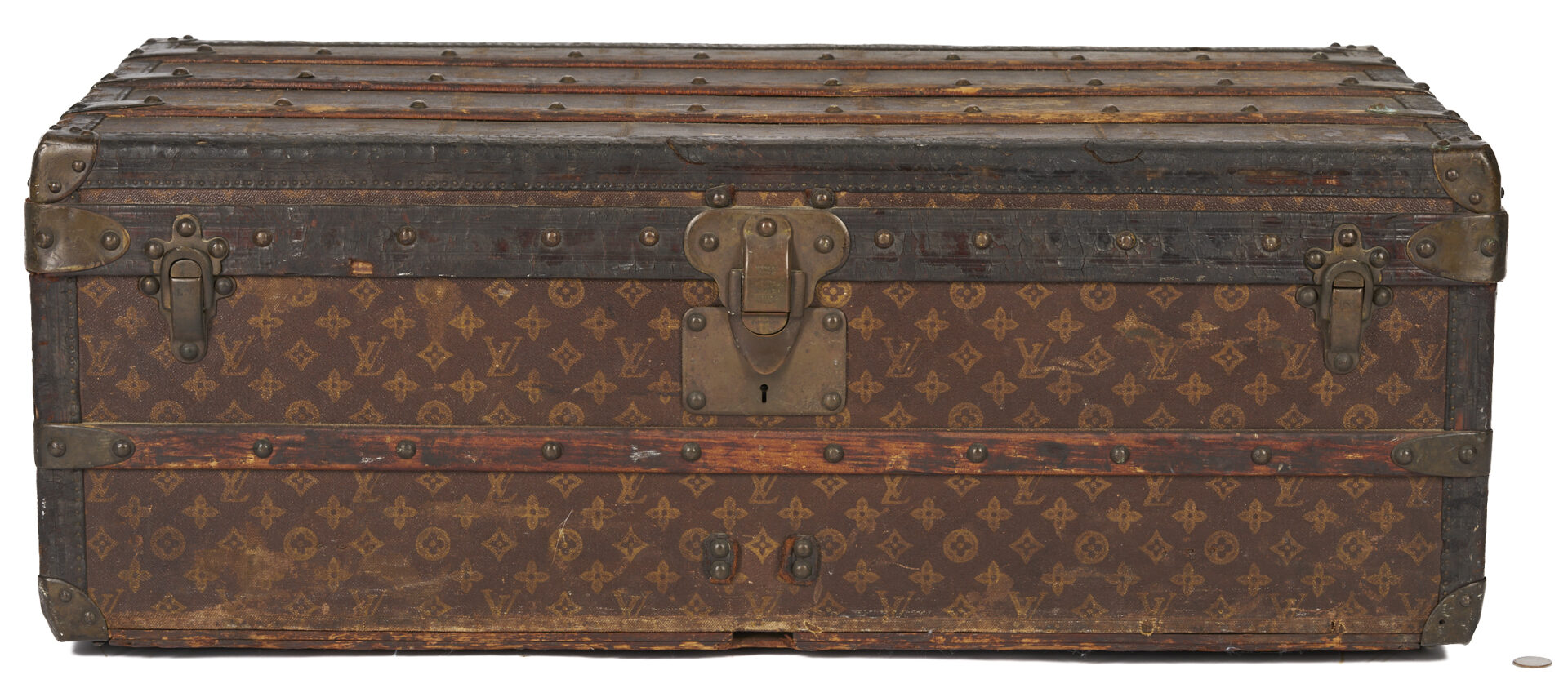 Lot 754: Louis Vuitton Cabin Trunk, early 20th C.