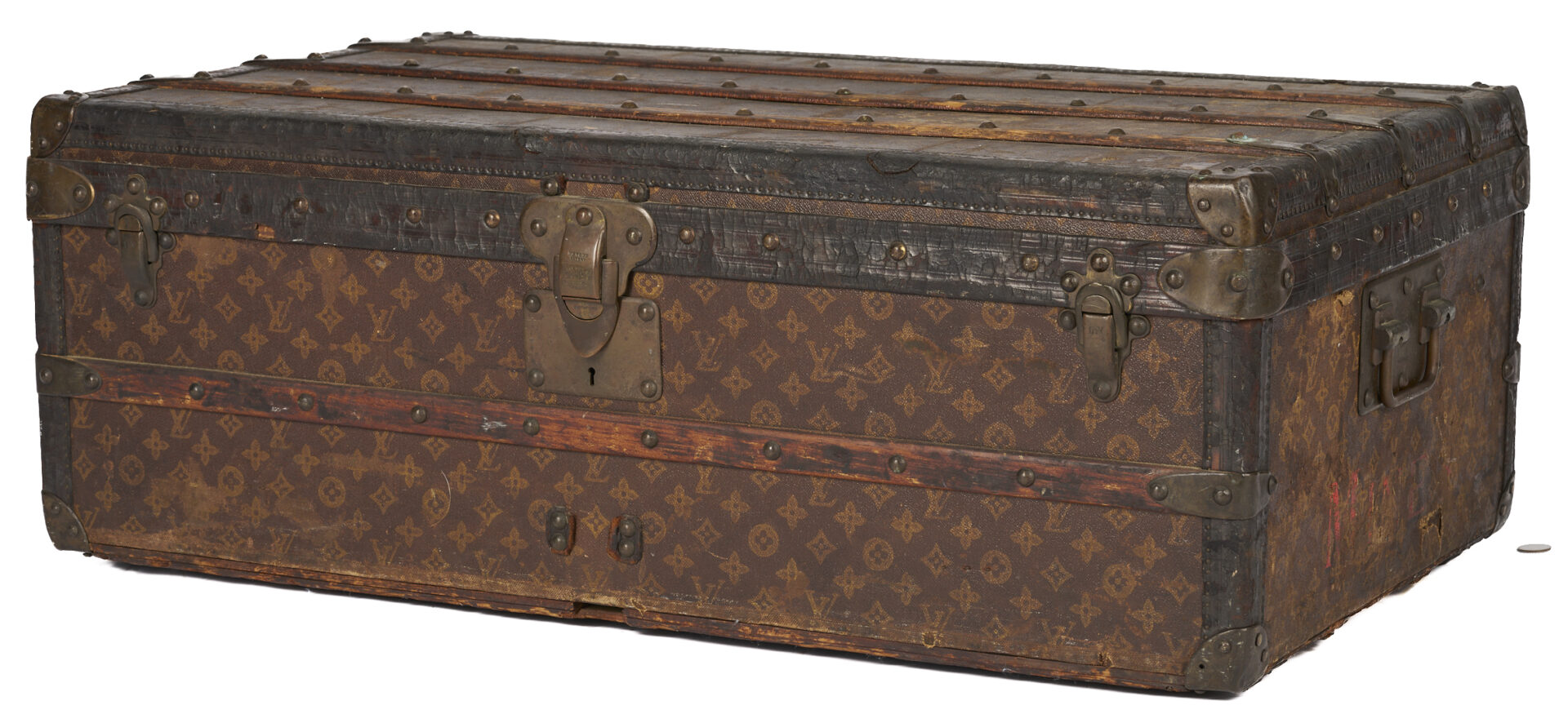 Lot 754: Louis Vuitton Cabin Trunk, early 20th C.