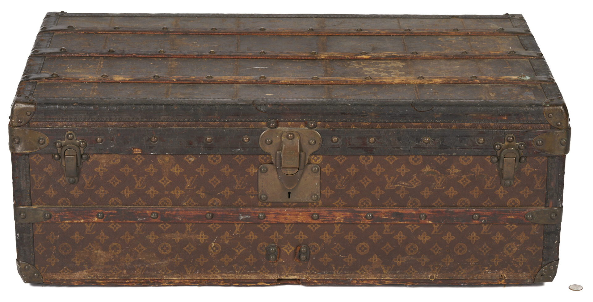 Lot 754: Louis Vuitton Cabin Trunk, early 20th C.