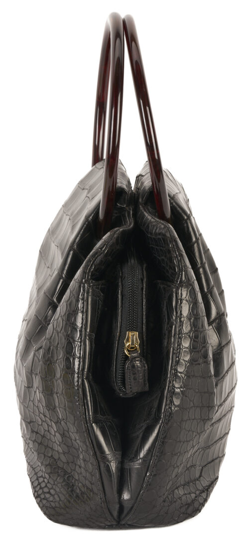 Lot 764: Giorgio's Palm Beach Alligator Handbag