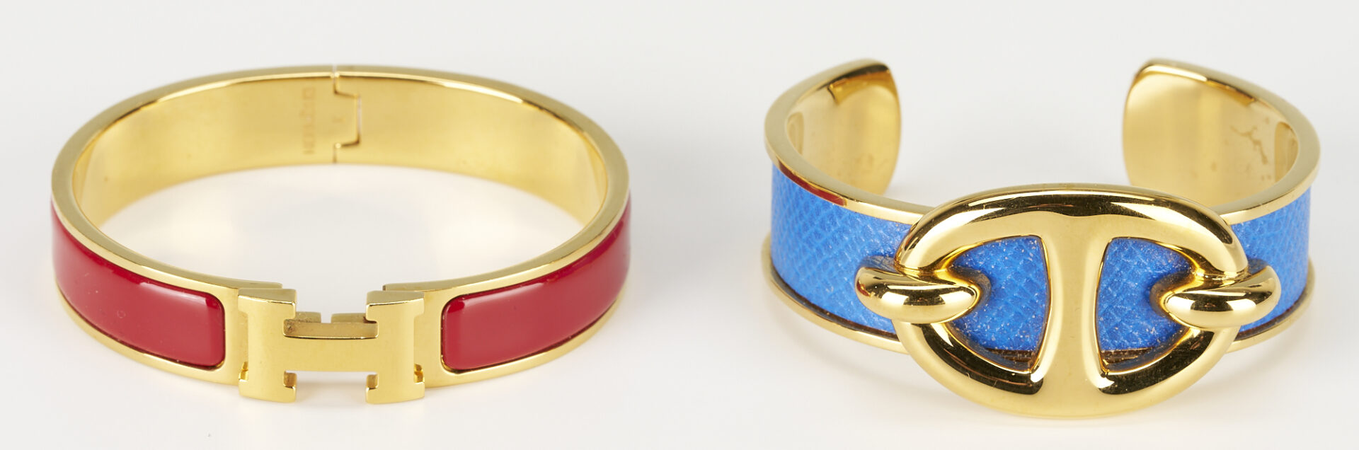 Lot 767: Two (2) Hermes Bracelets, Clic H & Chaine d'Ancre