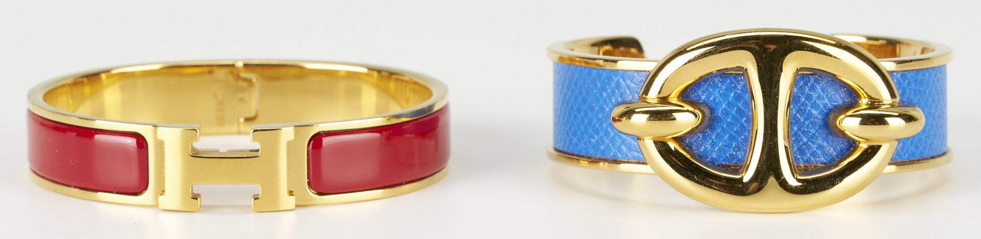 Lot 767: Two (2) Hermes Bracelets, Clic H & Chaine d'Ancre