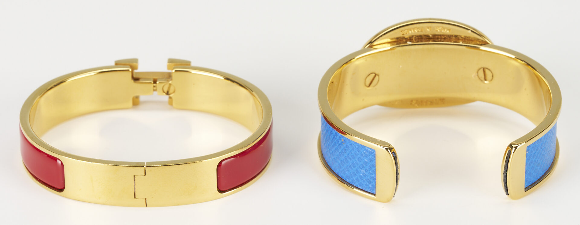 Lot 767: Two (2) Hermes Bracelets, Clic H & Chaine d'Ancre