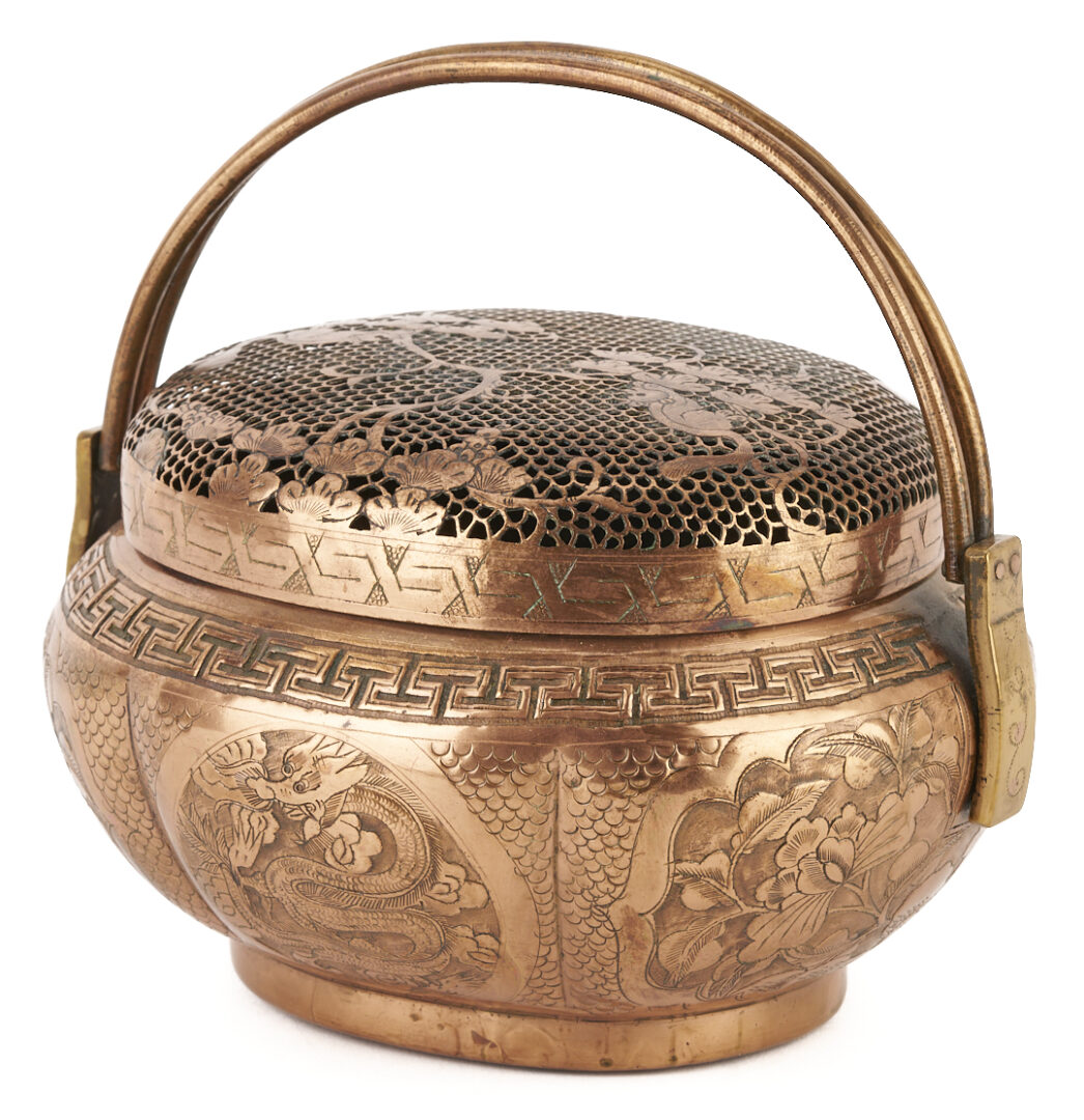 Lot 777: Chinese Qing Copper Hand Warmer