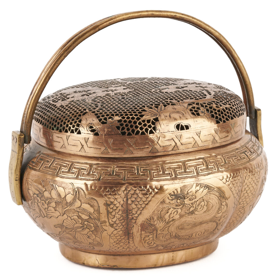 Lot 777: Chinese Qing Copper Hand Warmer