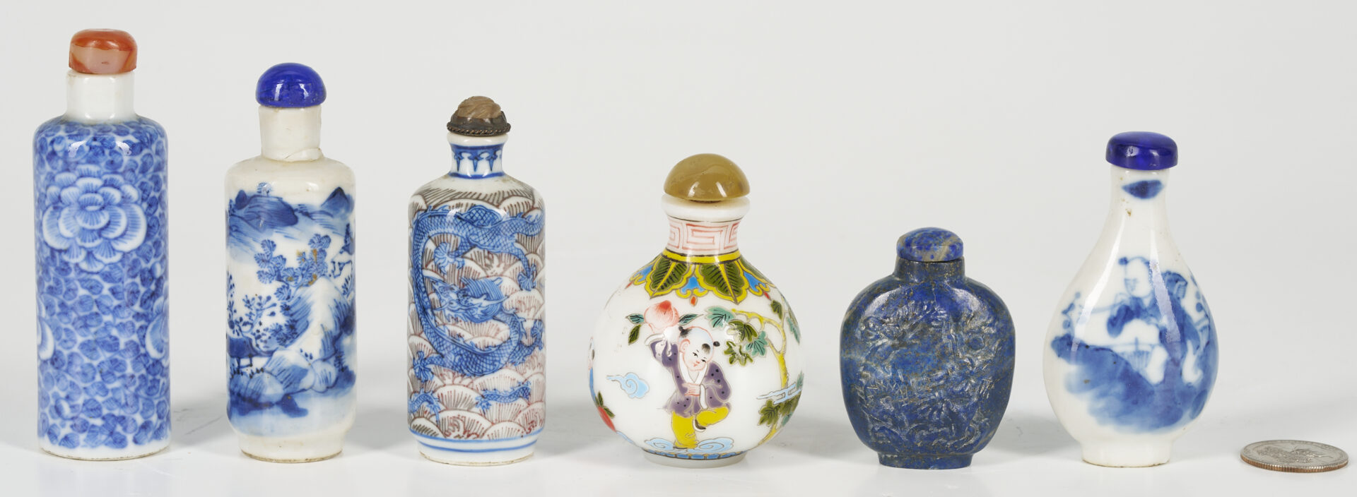 Lot 778: 6 Chinese Snuff Bottles