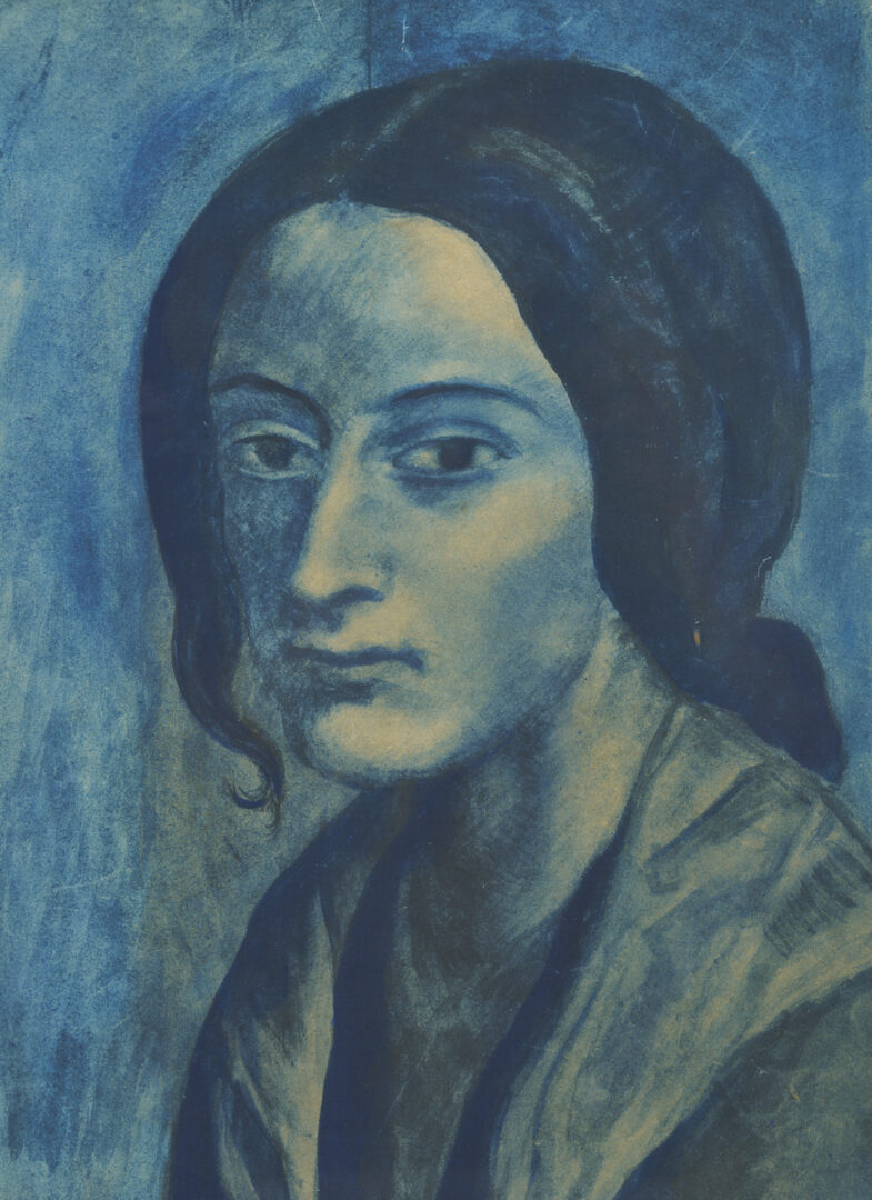 Lot 786: After Picasso, Femme a la Meche from Bleus de Barcelone