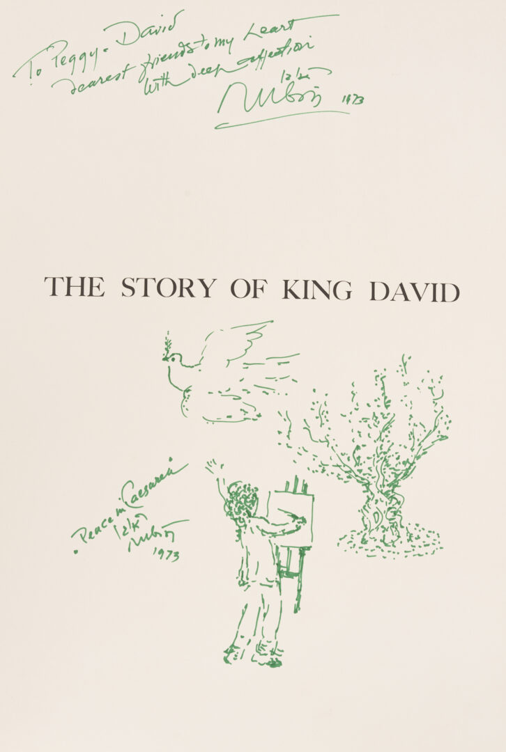 Lot 788: Reuven Rubin, The Story of King David Portfolio