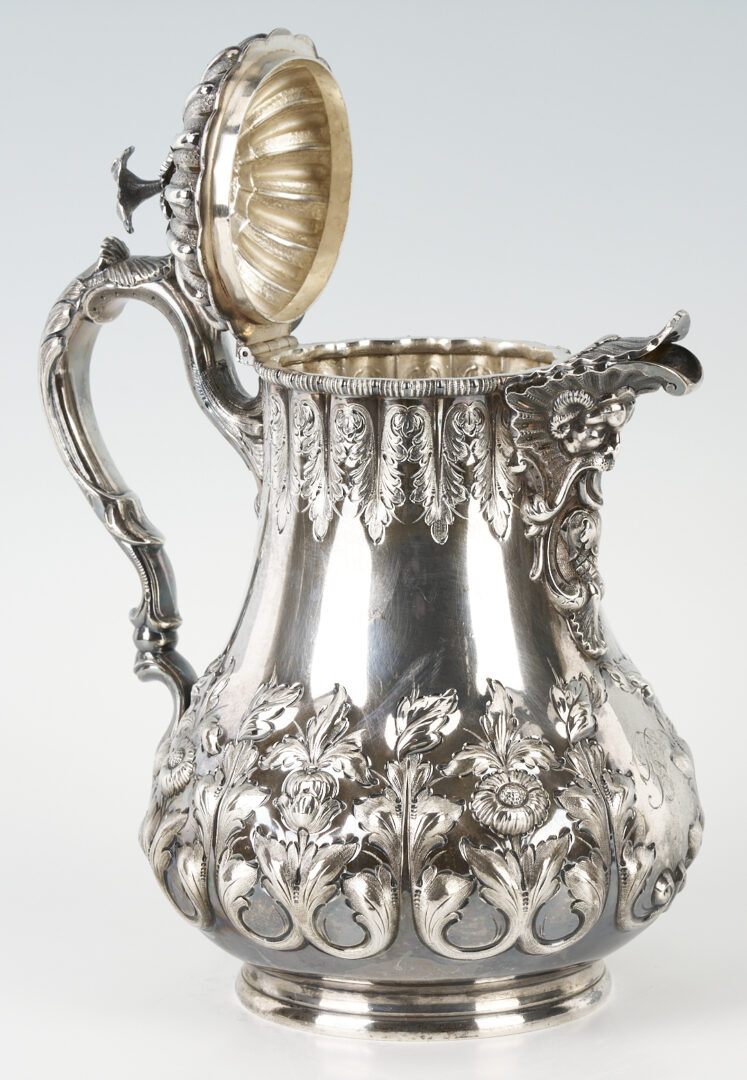 Lot 78: Hayden & Whilden SC Retailed Coin Silver Coffee Pot