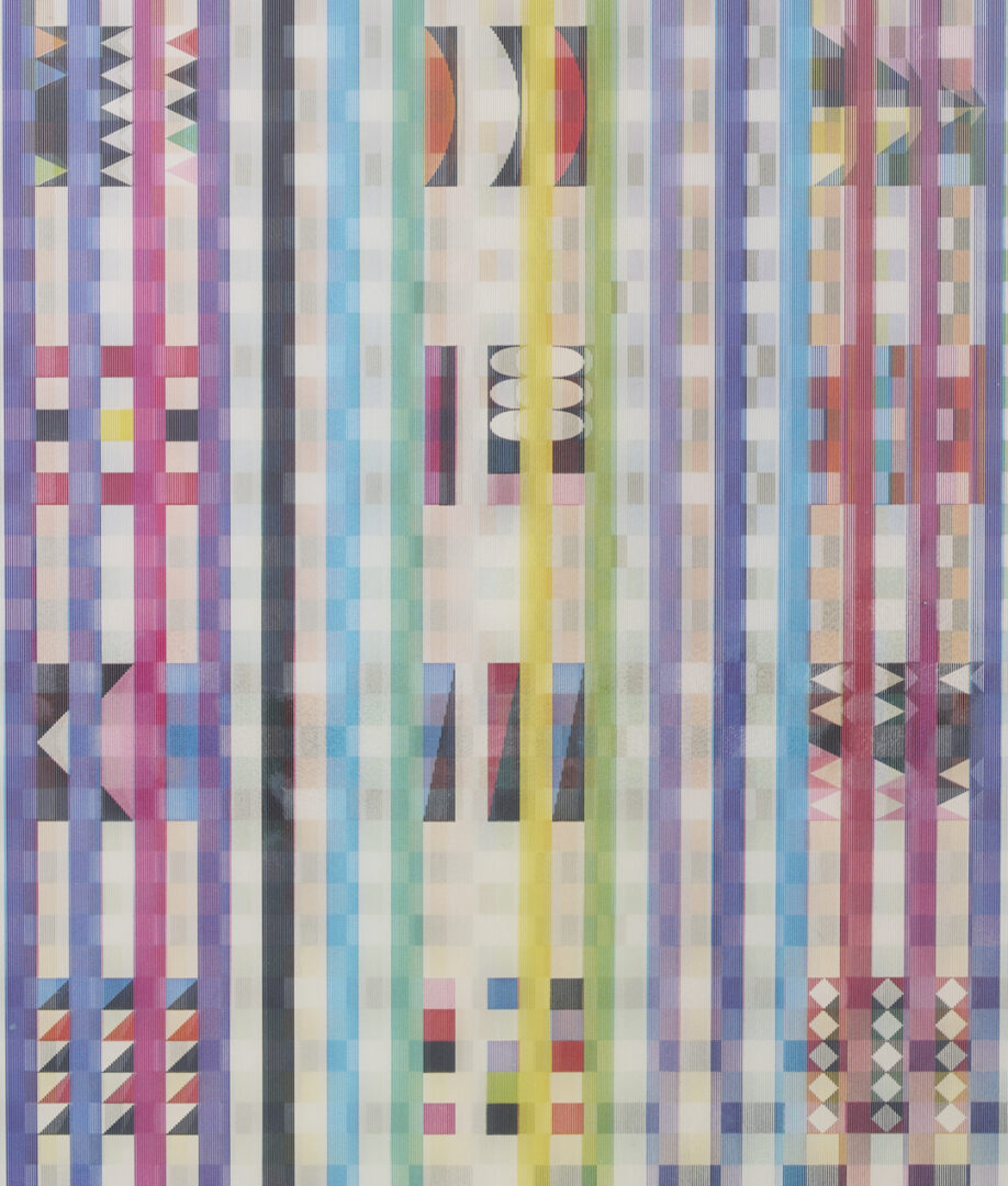 Lot 790: Yaacov Agam Kinetic Art Agamograph, Expanded Vision