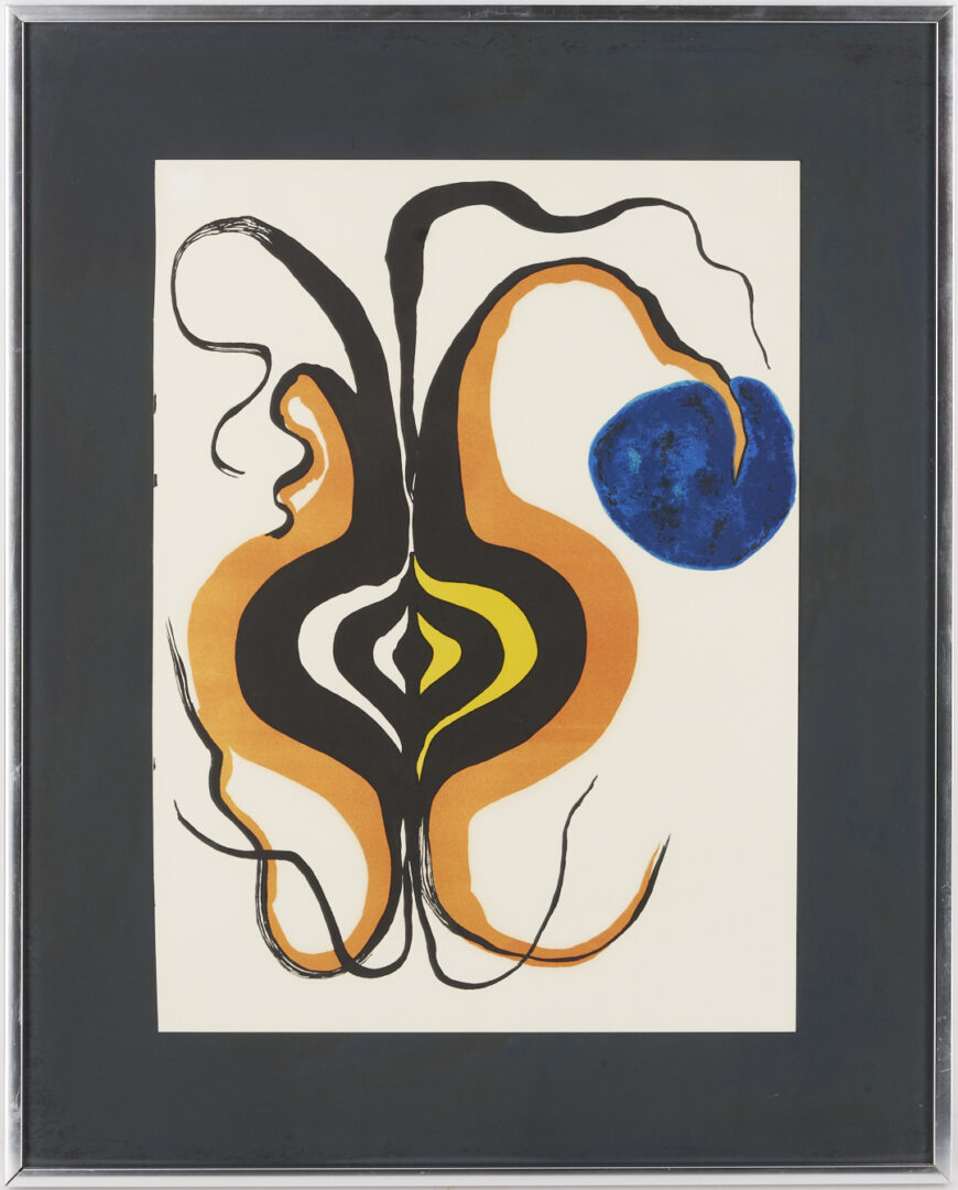 Lot 797: Picasso Les Banderilles & Calder L'Onion Modernist Lithographs