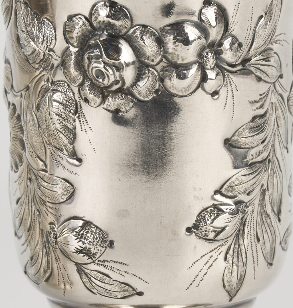 Lot 79: 2 Coin Silver Mugs incl. New Orleans, Kuchler