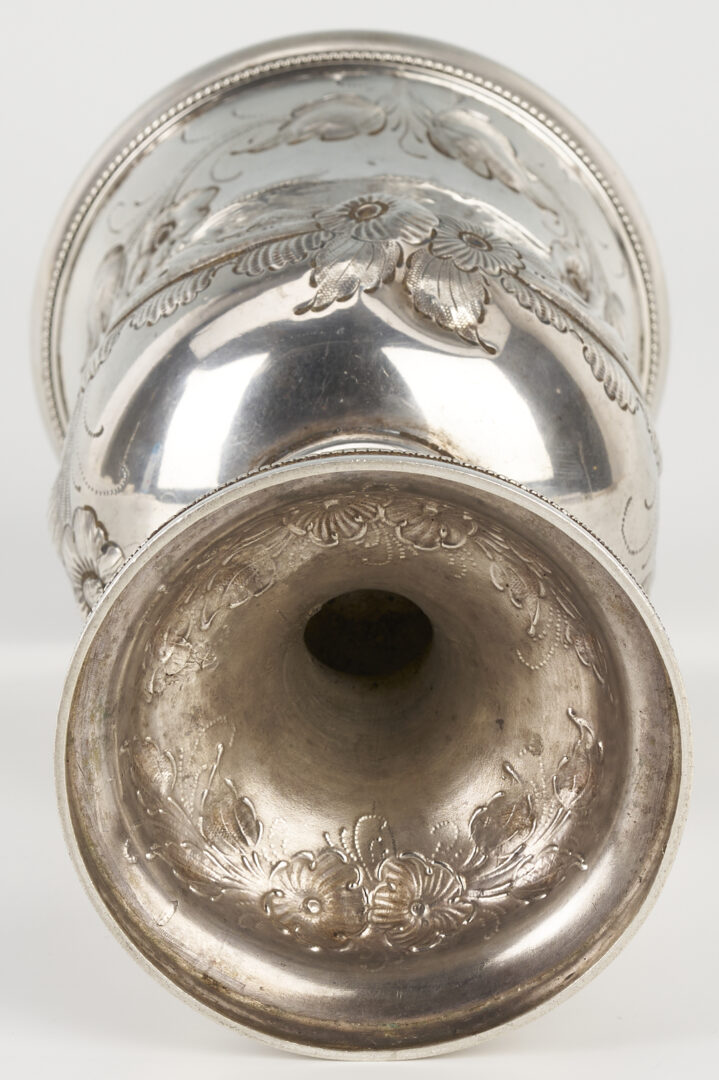 Lot 80: Kitts KY Coin Silver Goblet