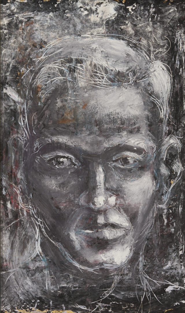 Lot 816: 2 Gus Baker Figurative Artworks