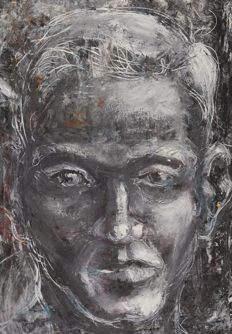 Lot 816: 2 Gus Baker Figurative Artworks