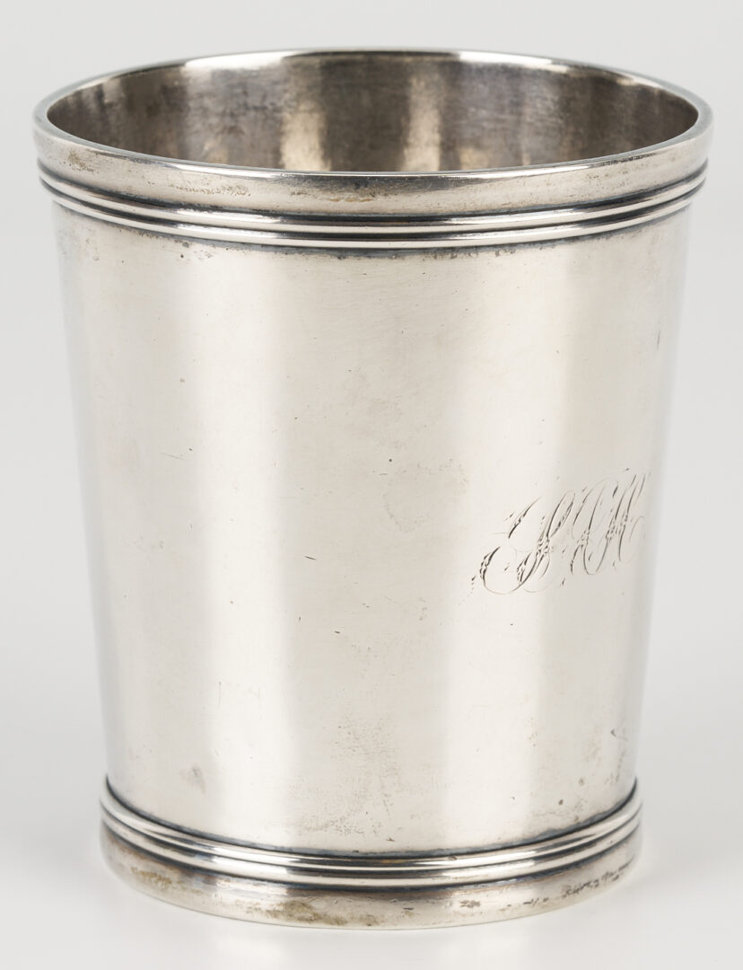 Lot 81: Coin Silver Julep Cup, Kentucky Family History