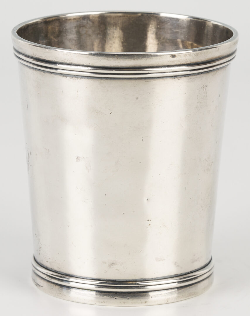 Lot 81: Coin Silver Julep Cup, Kentucky Family History