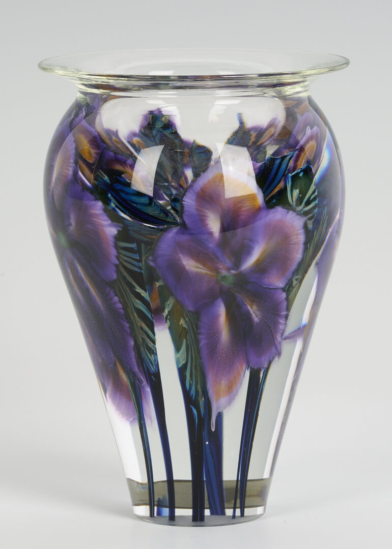 Lot 824: Lotton Art Glass Vase