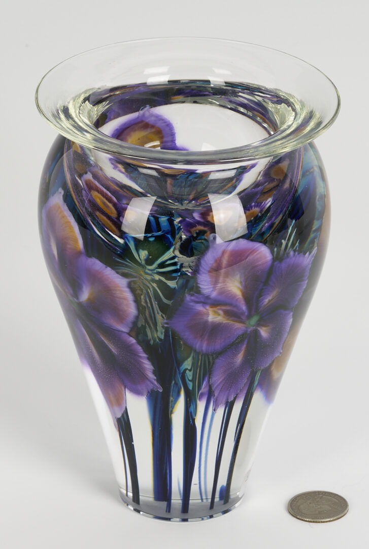 Lot 824: Lotton Art Glass Vase