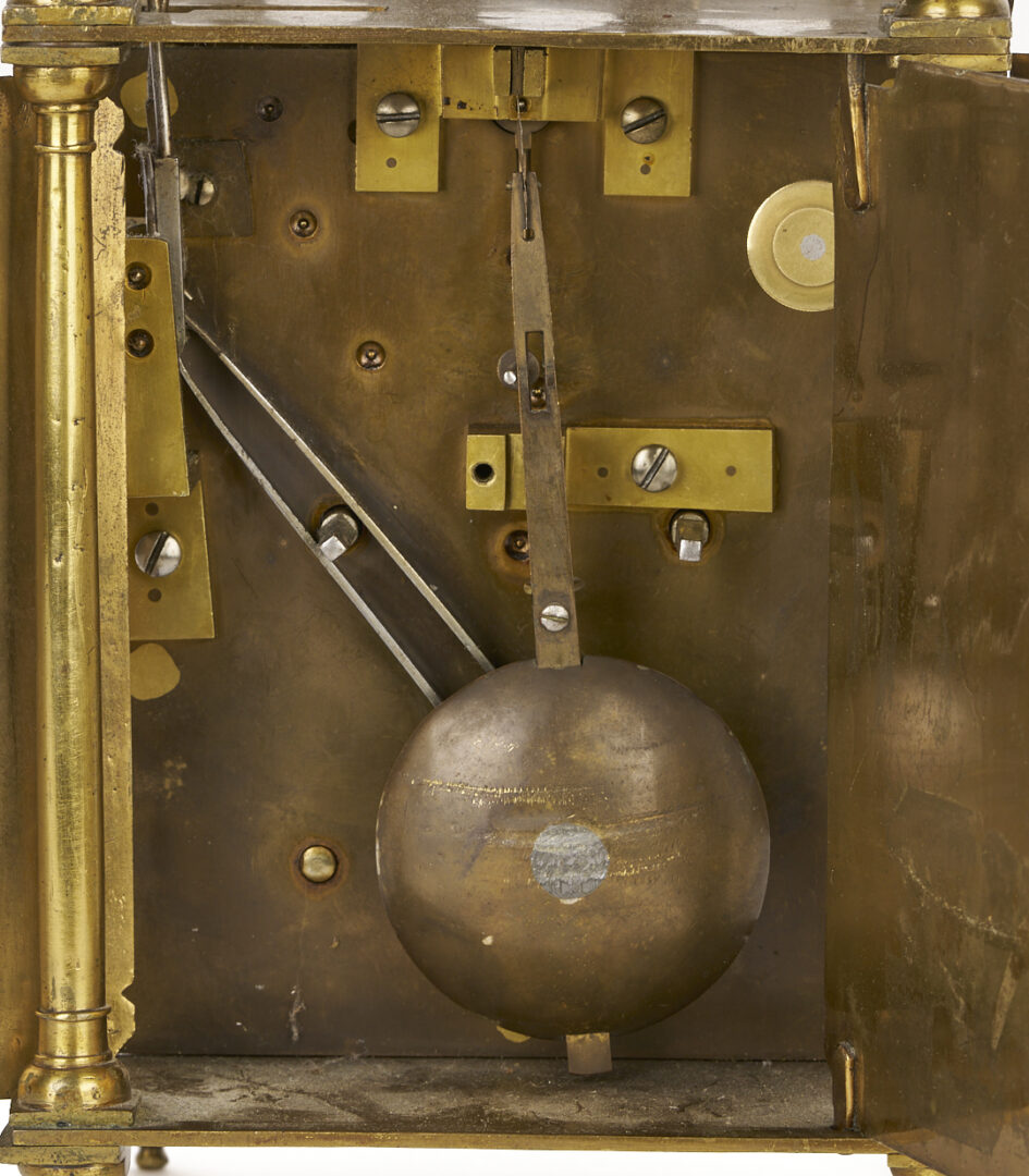 Lot 827: English Brass Lantern Clock