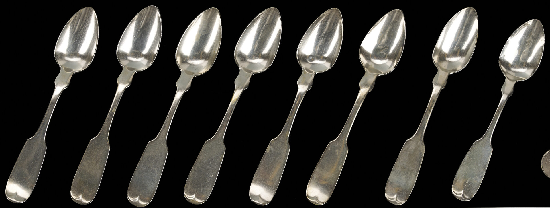 Lot 84: 13 Coin Silver Spoons incl. Alabama