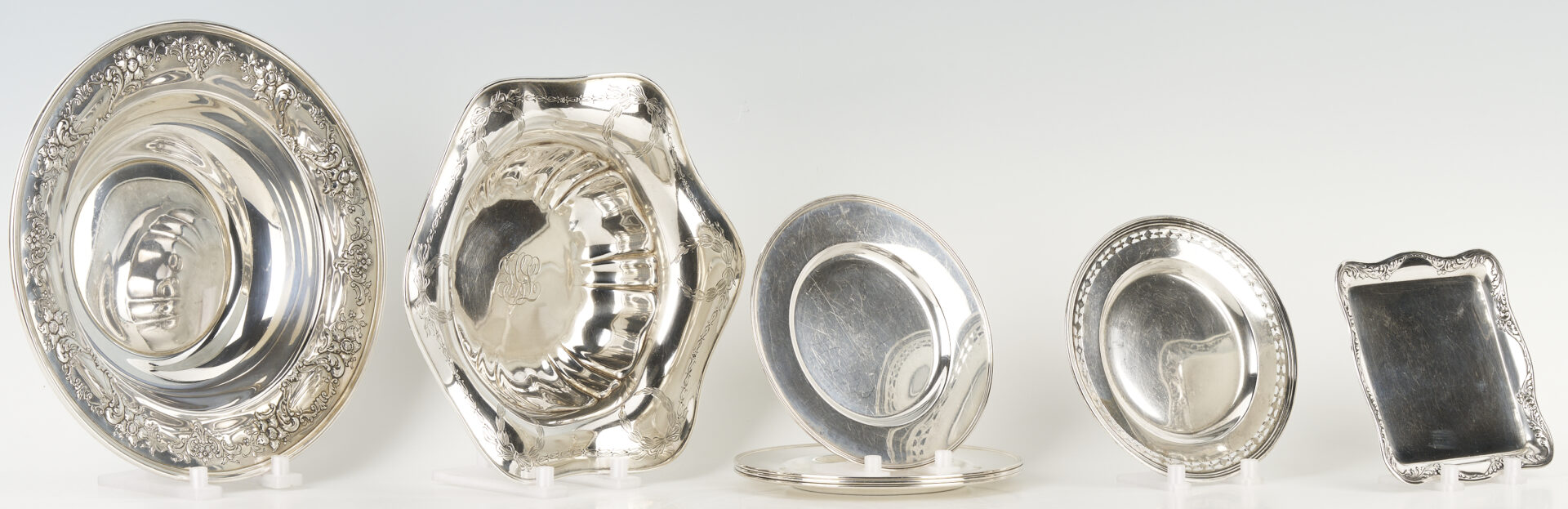 Lot 860: 8 Sterling Silver Holloware Pieces