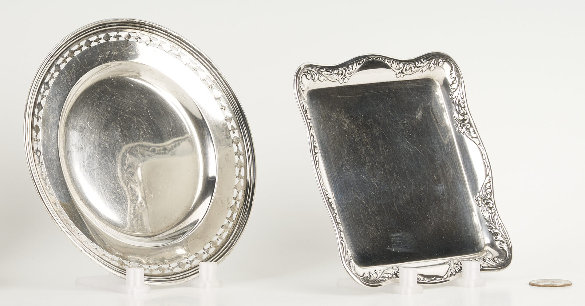 Lot 860: 8 Sterling Silver Holloware Pieces