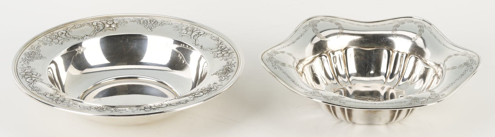 Lot 860: 8 Sterling Silver Holloware Pieces