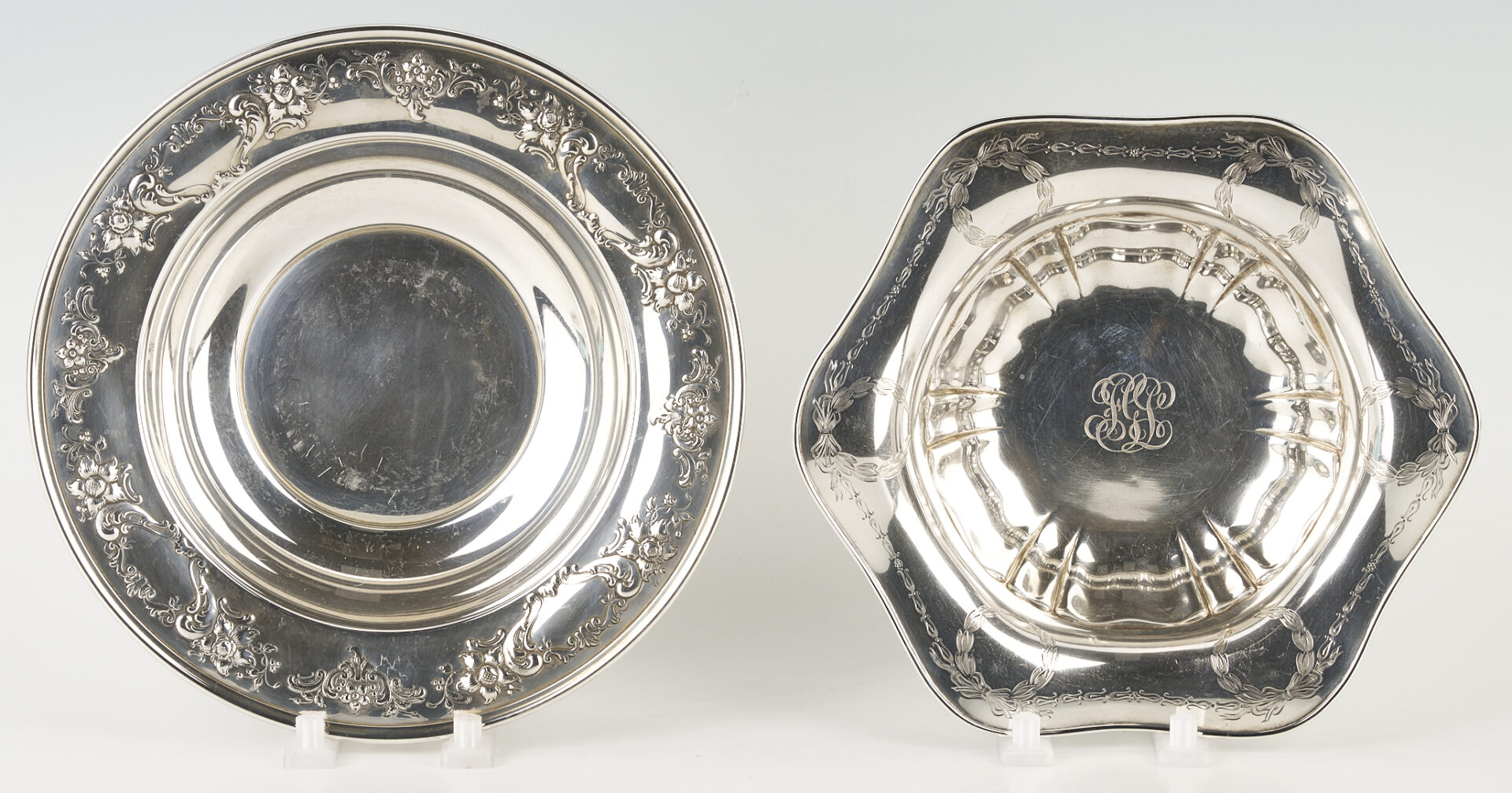 Lot 860: 8 Sterling Silver Holloware Pieces