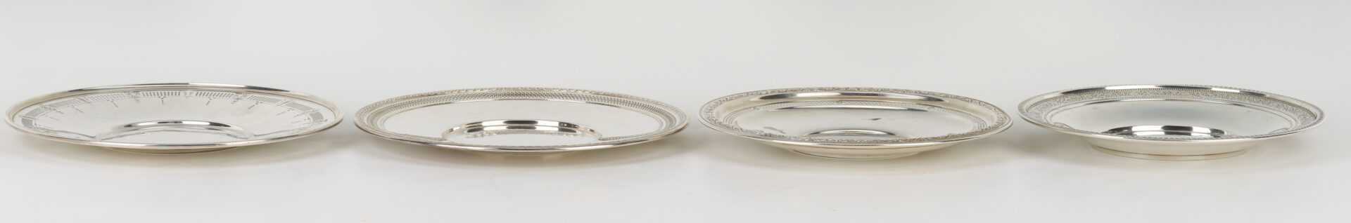 Lot 866: Four (4) pcs Sterling Silver Holloware: Wallace, Webster, Gorham