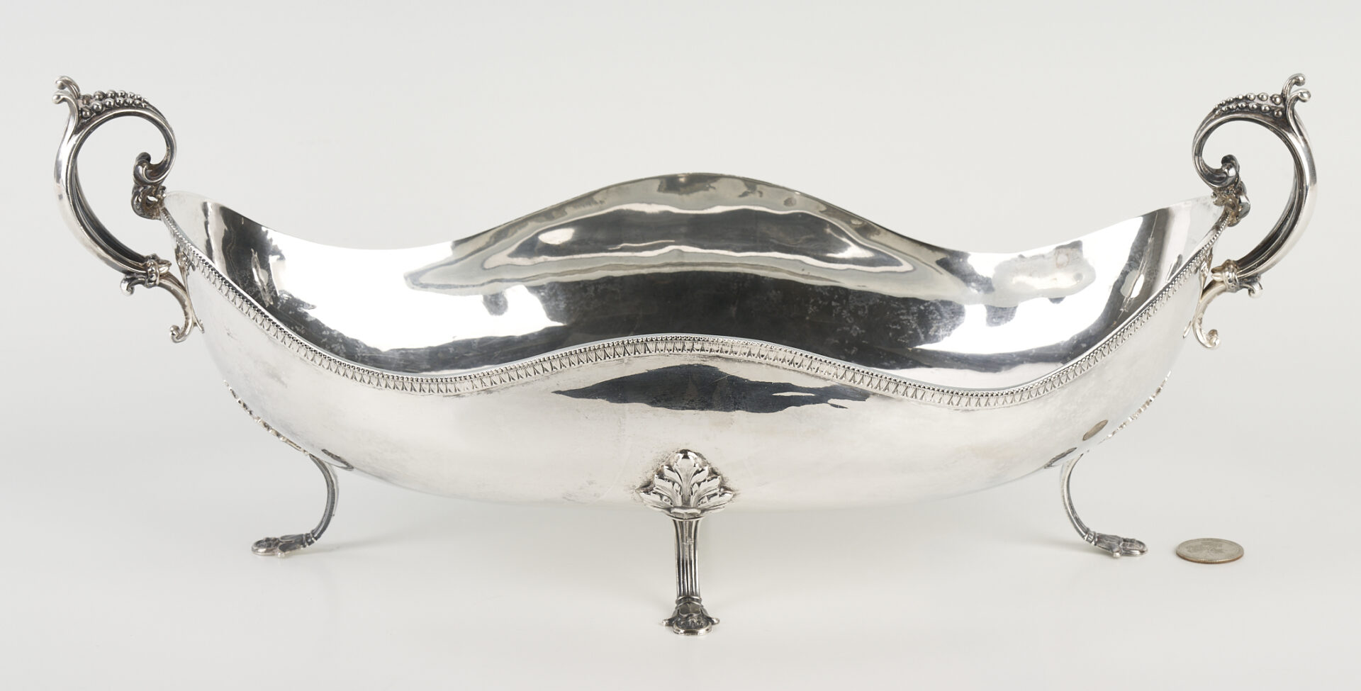 Lot 867: Camusso Sterling Silver Center Bowl