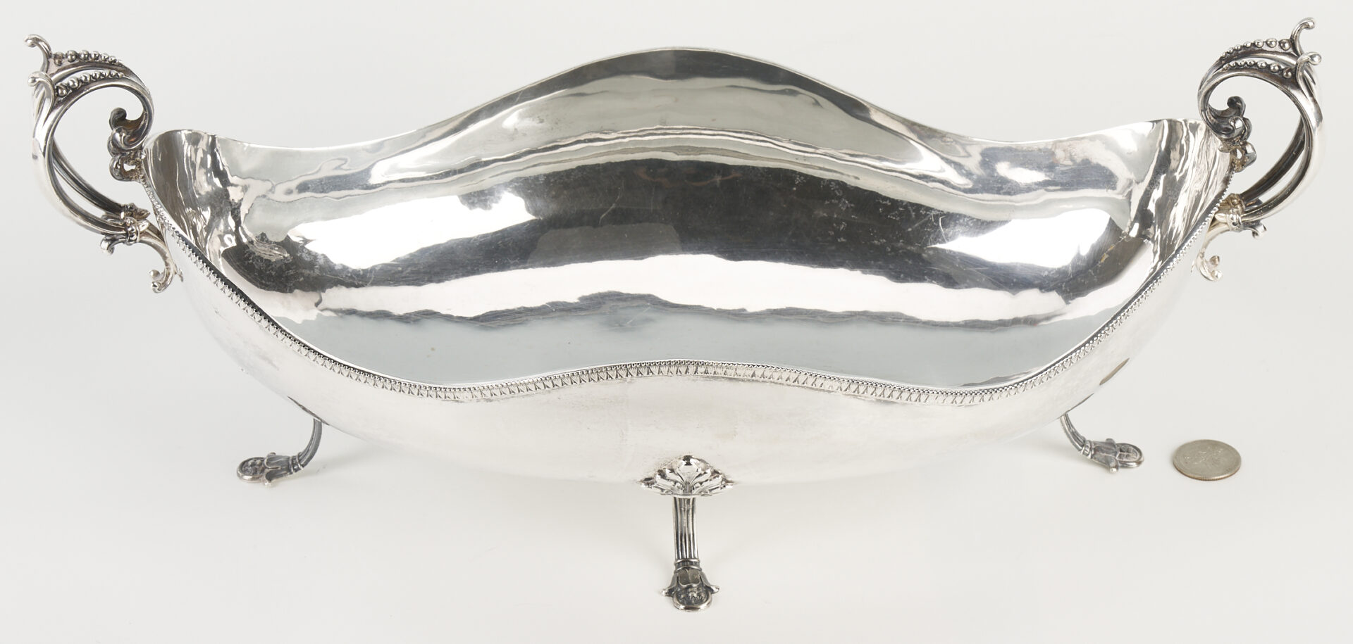 Lot 867: Camusso Sterling Silver Center Bowl