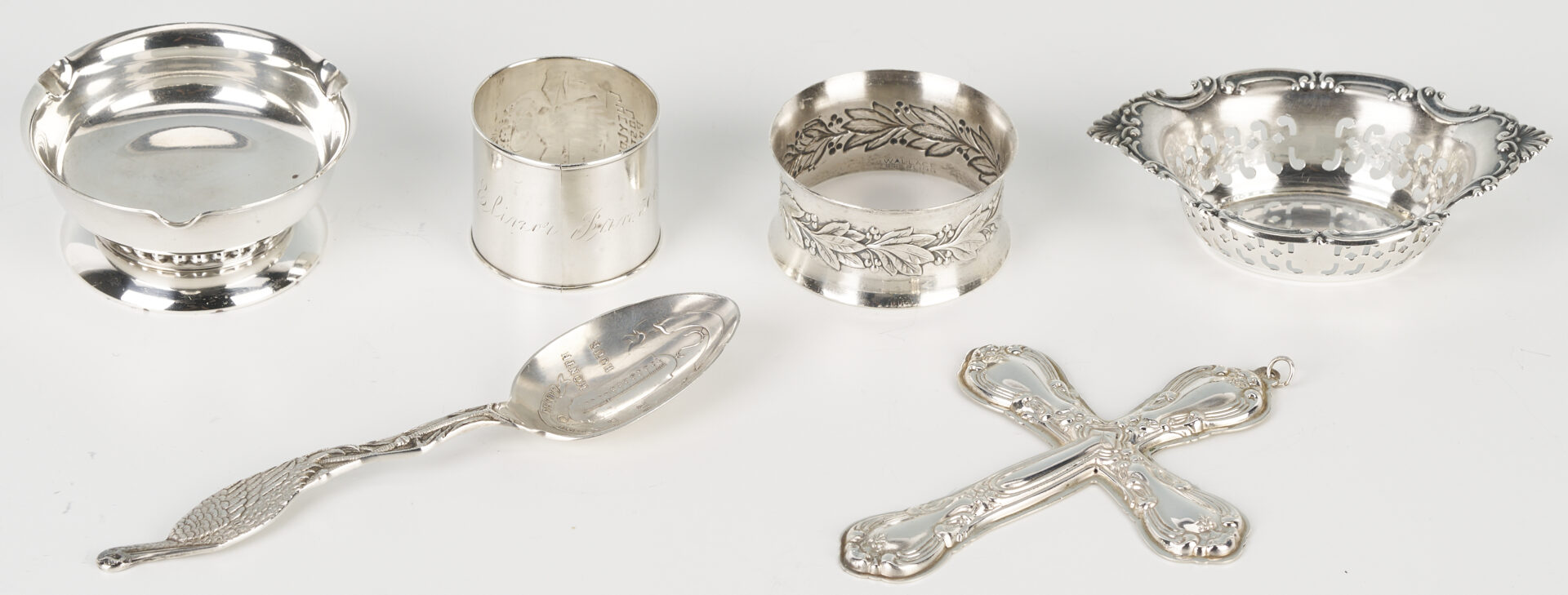 Lot 872: 34 Assorted Vintage Sterling Items incl. Erotic, Novelty