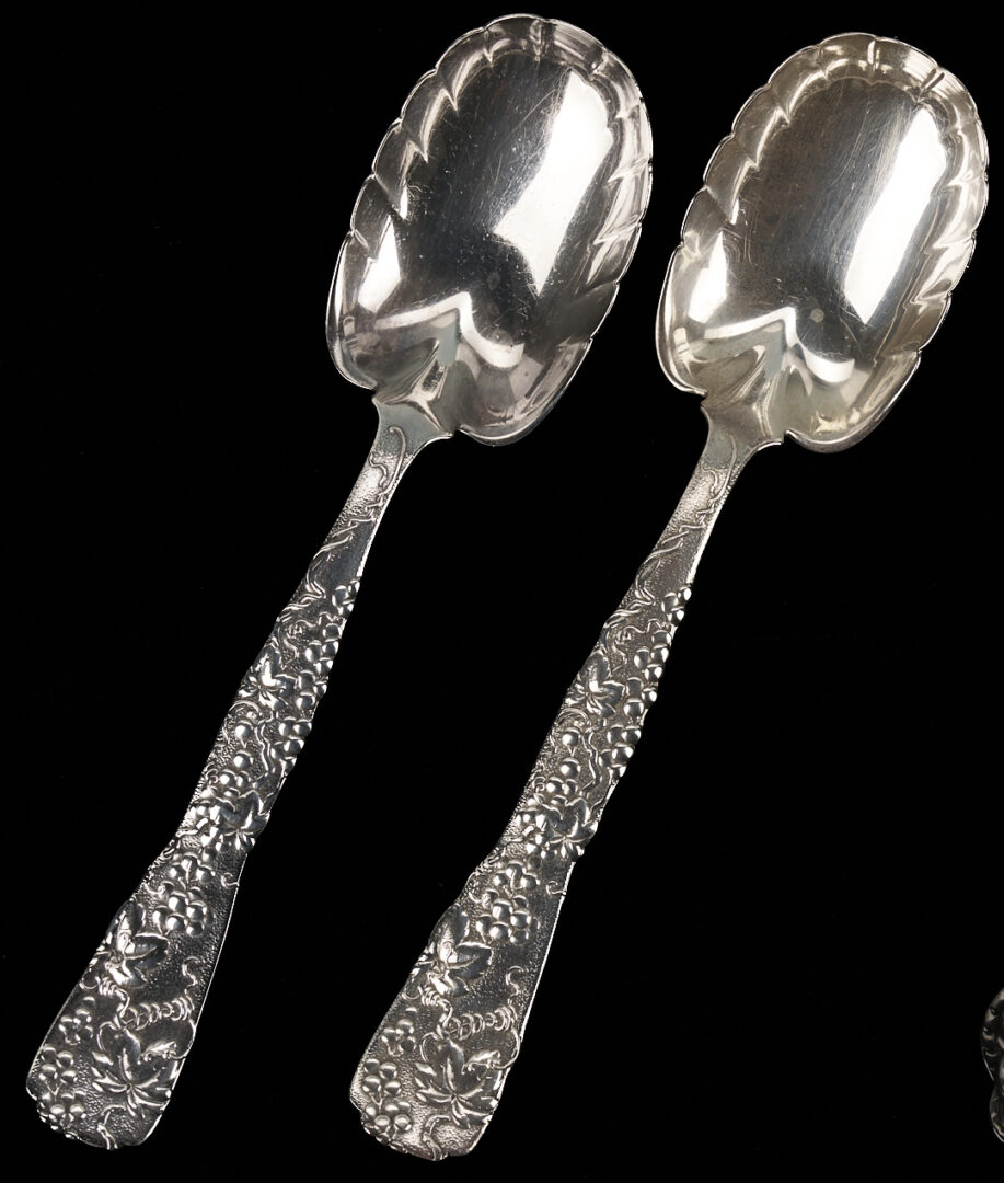 Lot 879: 5 Pcs Tiffany Sterling Serving Flatware