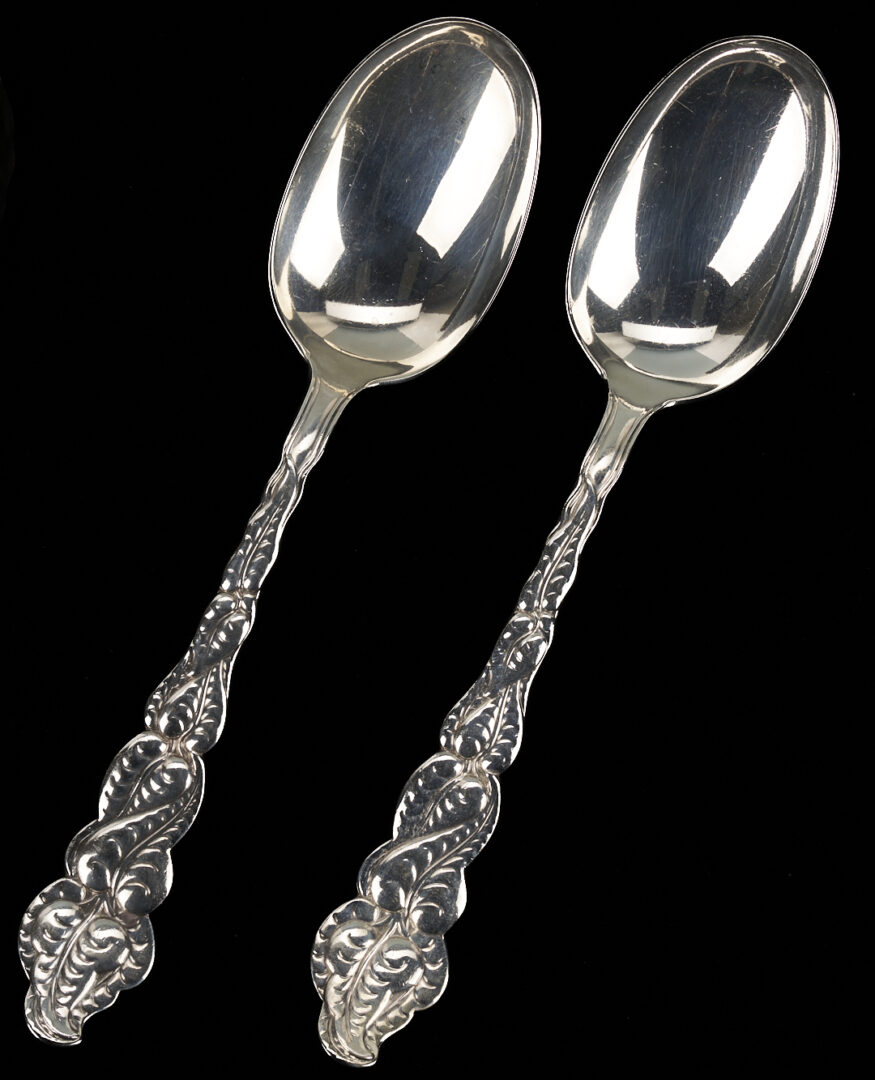 Lot 879: 5 Pcs Tiffany Sterling Serving Flatware