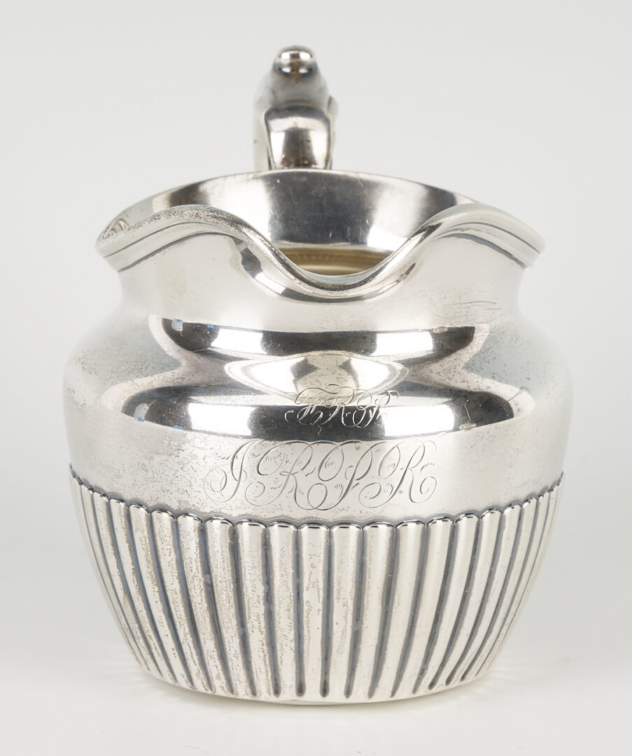 Lot 881: 3 Pc. Assembled Silver Tea Service