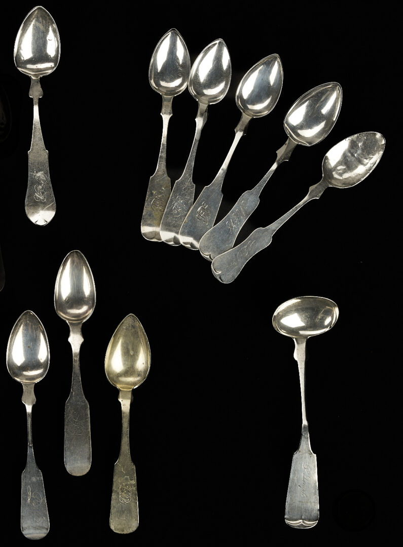 Lot 883: 26 Assorted Coin Silver Spoons including KY