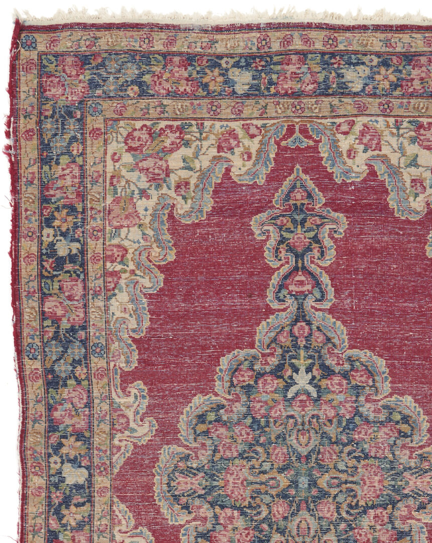 Lot 888: Persian Kirman or Kermen Rug, Lavar Design