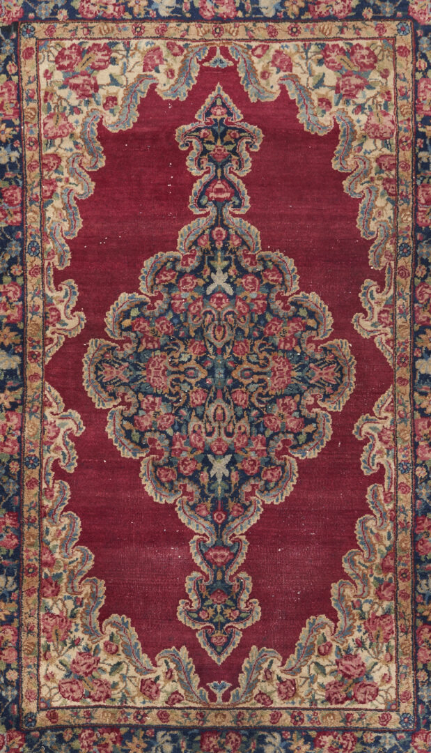 Lot 888: Persian Kirman or Kermen Rug, Lavar Design