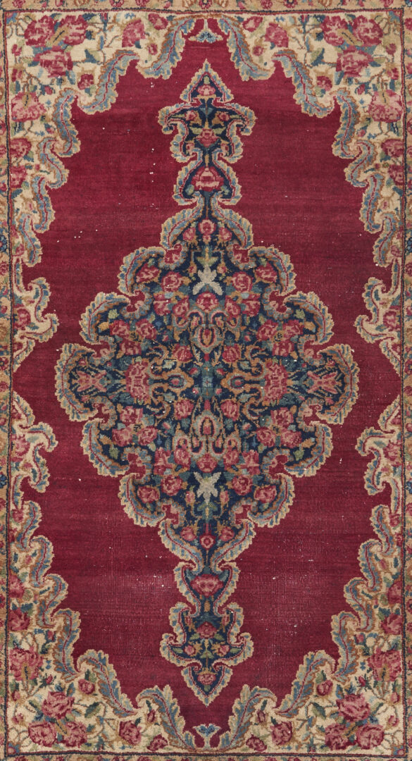 Lot 888: Persian Kirman or Kermen Rug, Lavar Design