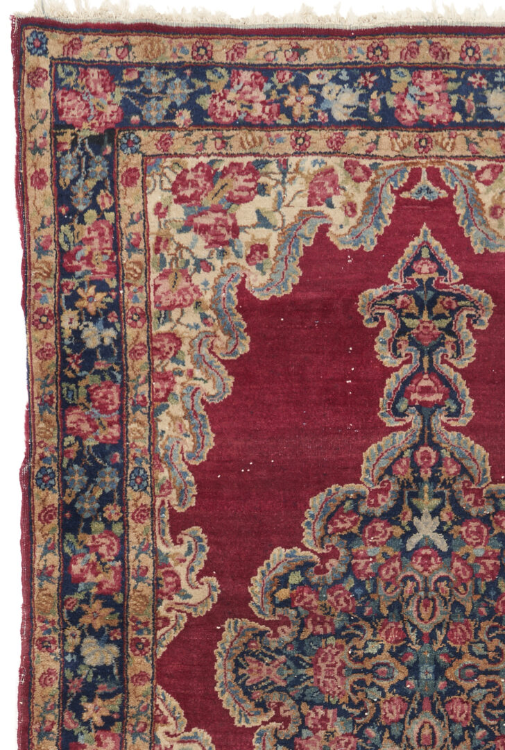 Lot 888: Persian Kirman or Kermen Rug, Lavar Design