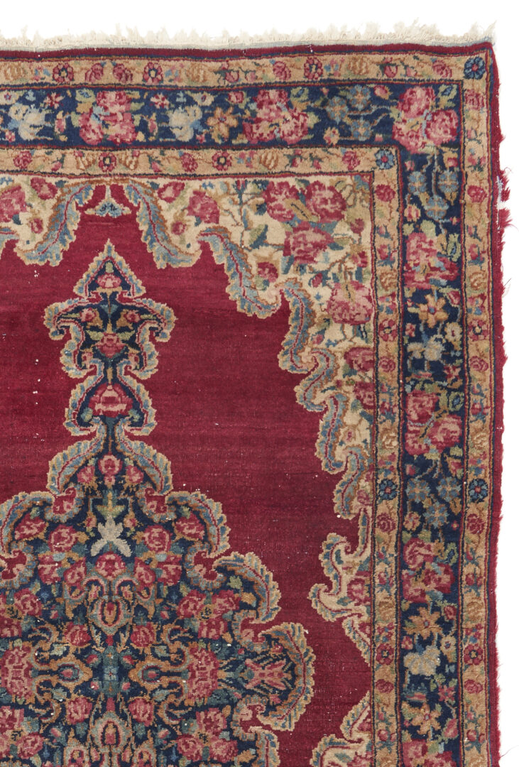 Lot 888: Persian Kirman or Kermen Rug, Lavar Design