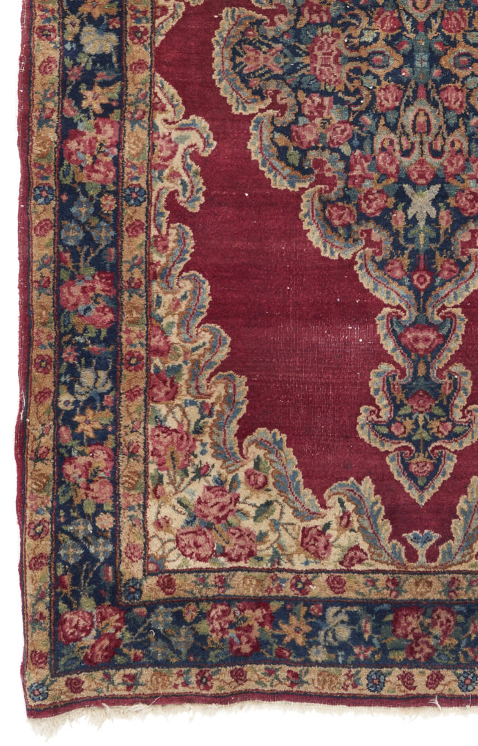 Lot 888: Persian Kirman or Kermen Rug, Lavar Design